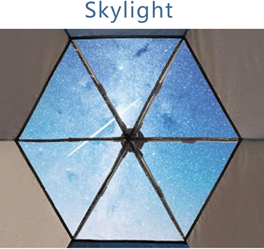 چادر مسافرتی اتوماتیک شش ضلعی آبی - Image 8