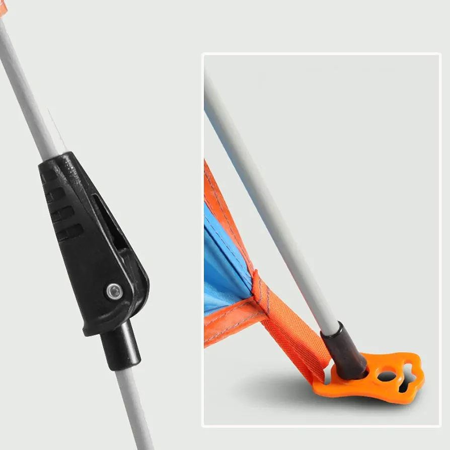 چادر مسافرتی اتوماتیک شش ضلعی آبی - Image 6