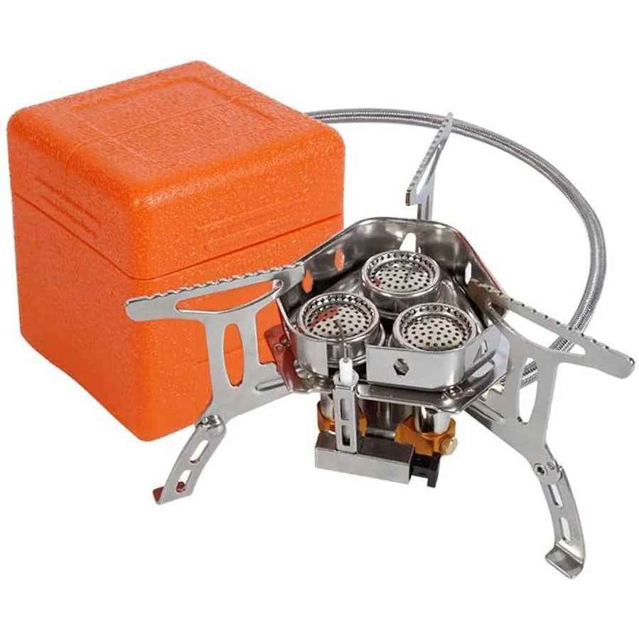 اجاق سه شعله کوهنوردی تاشو توربو